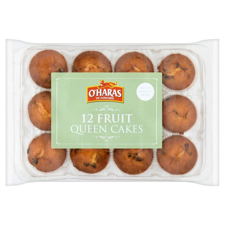 12 Fruit Queen Cakes 350g