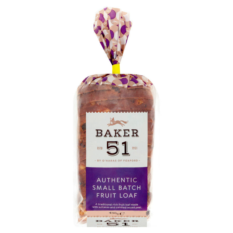 Baker 51 Small Batch Fruit Loaf 490g